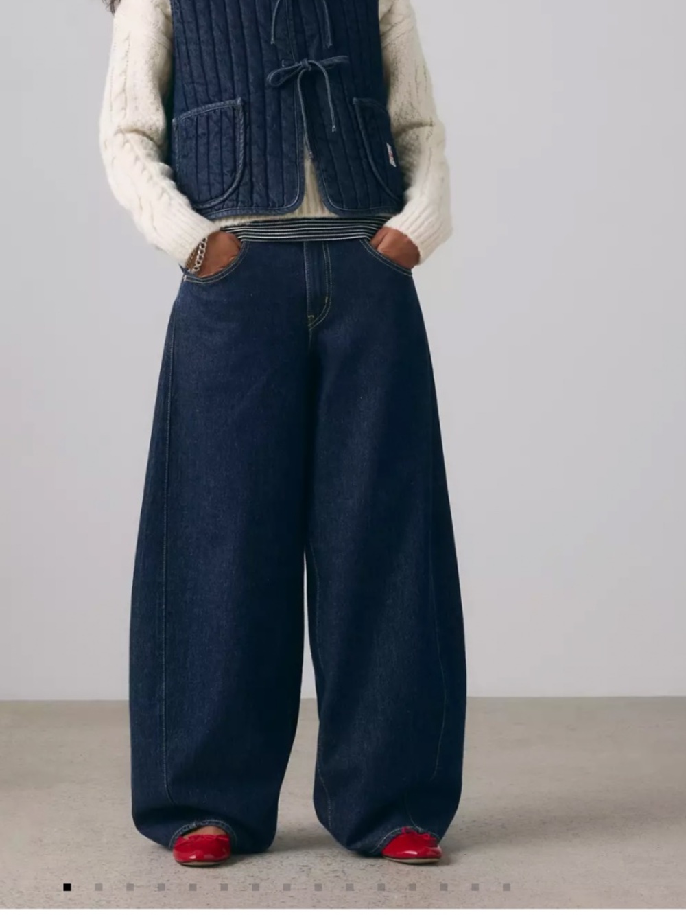 levi's super baggy barrel jeans size 26